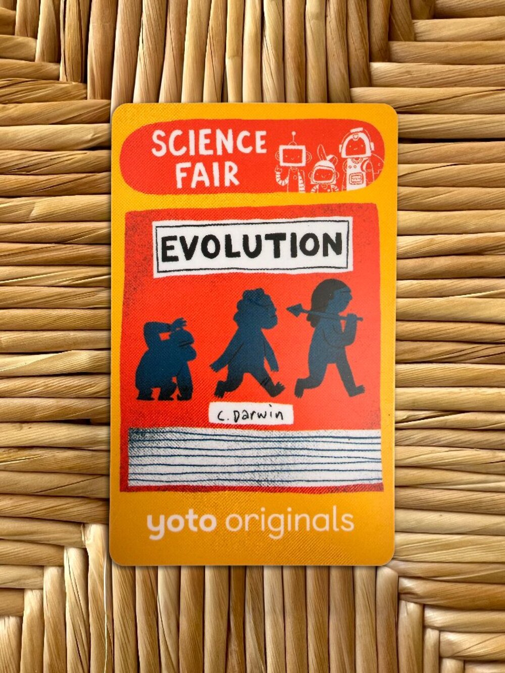 Evolution BrainBots Science Fair Yoto Card